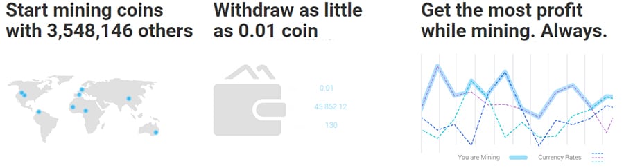 MinerGate USPs