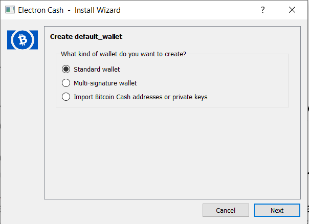 Which Wallet ElectronCash