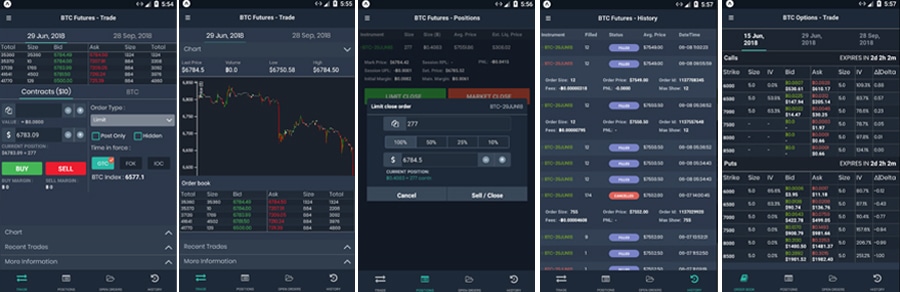 Deribit Mobile App