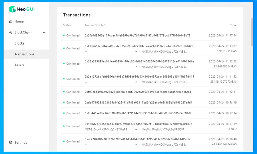 Neo GUI Wallet