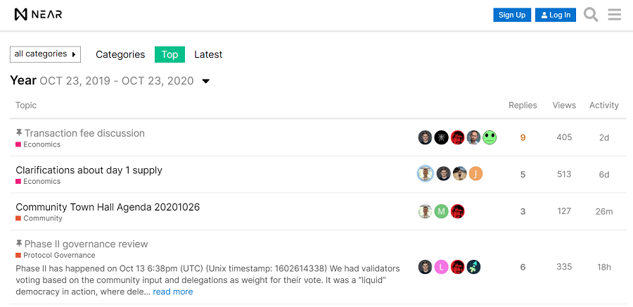 NEAR Cryptocurrency Governance