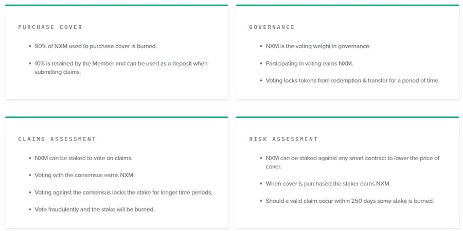 Nexus Mutual Uses