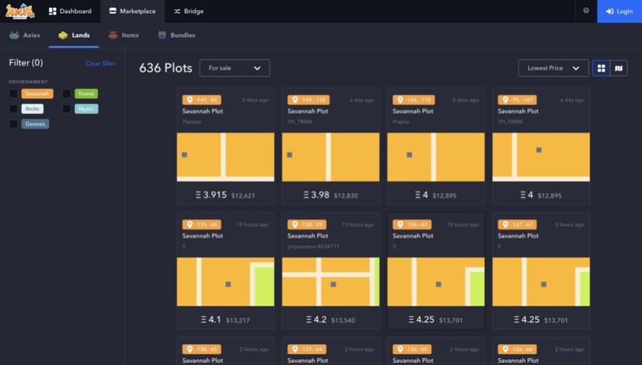 Axie Land Plots