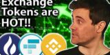 Exchange tokens are hot