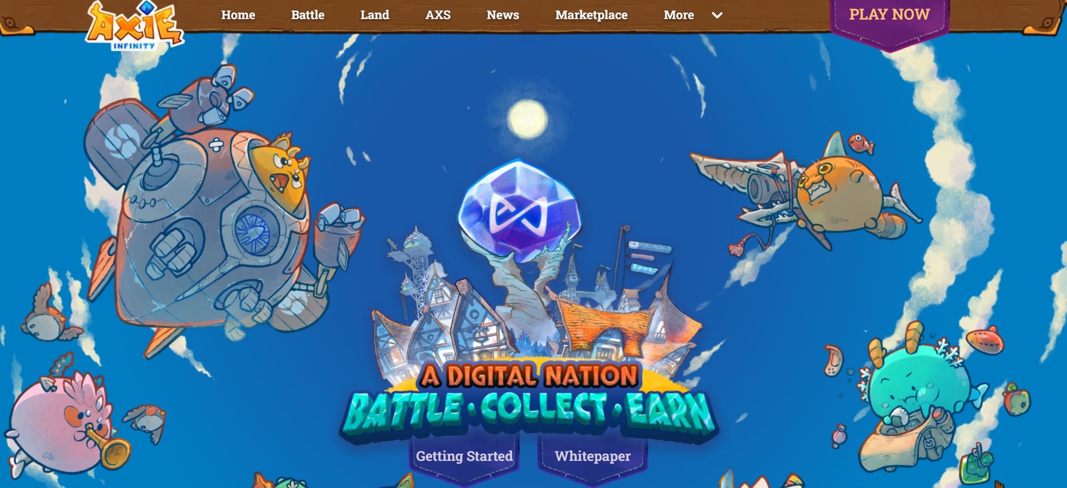 Axie Homepage