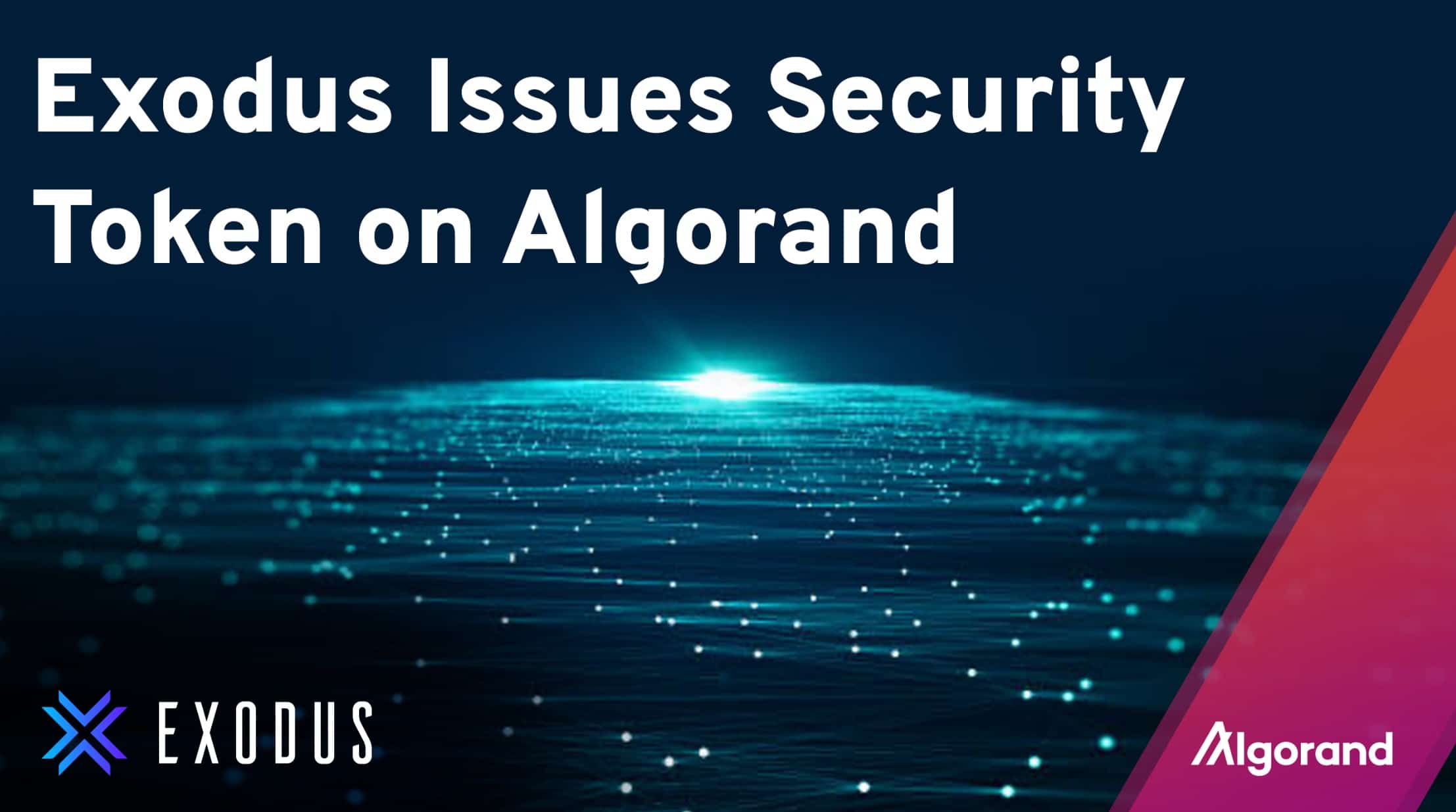 exodus algorand stock token sale