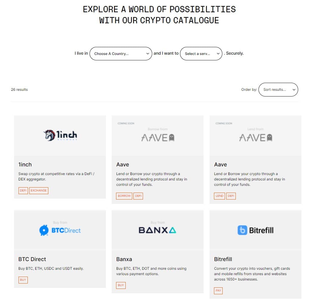 Ledger DeFi