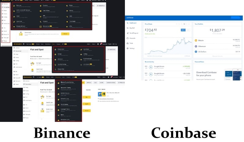 Binance vs Coinbase