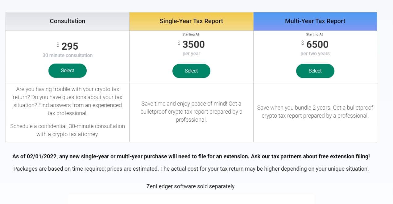 zenledger tax services